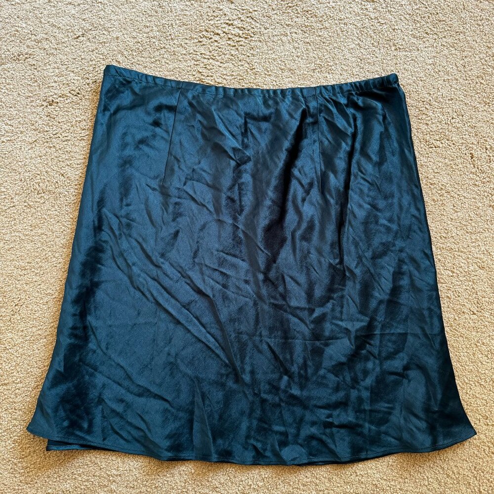 Madewell Dark Teal Mini Skirt
